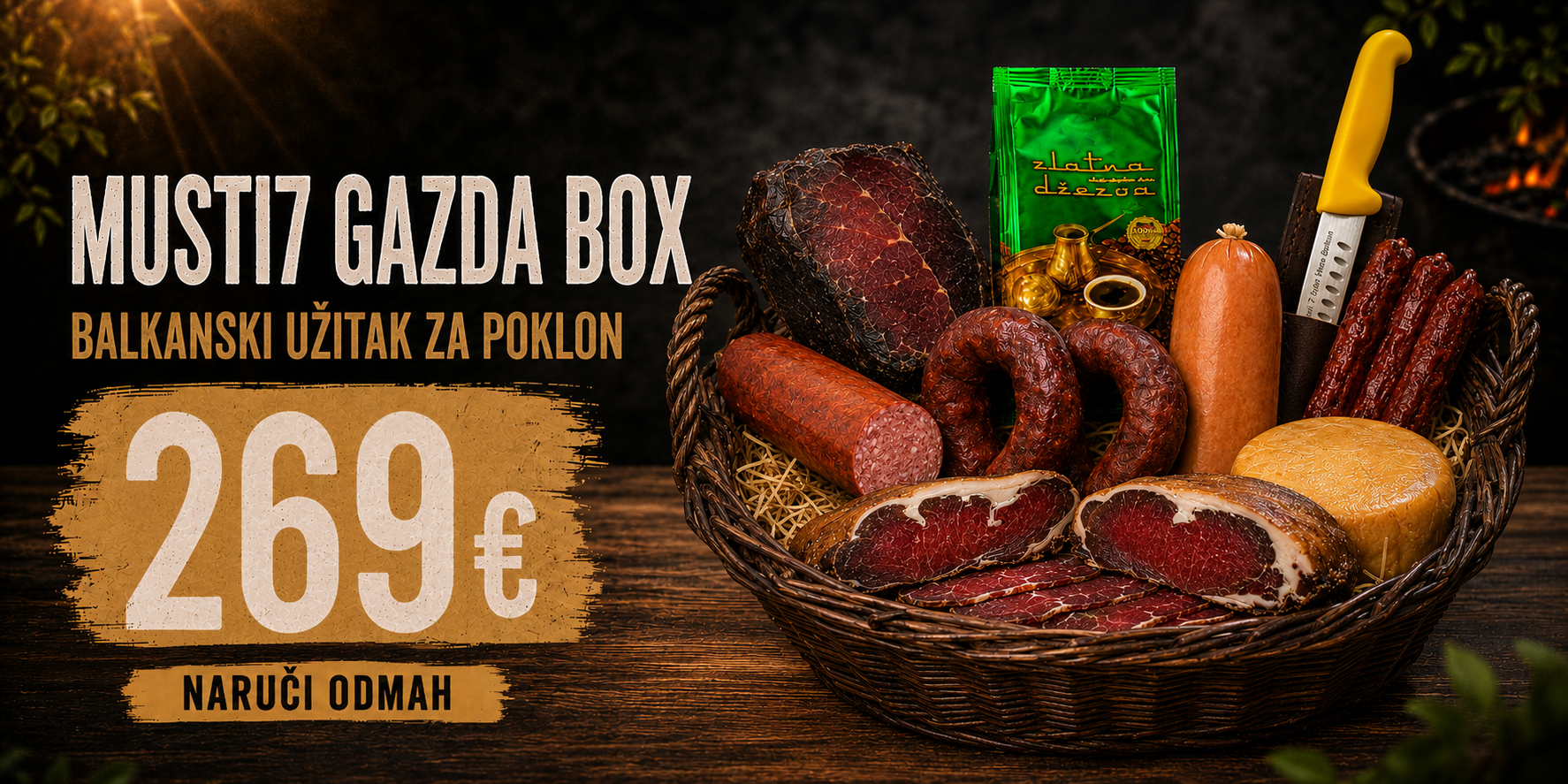 Musti7 Gazda Box mit Balkan-Grillgenuss